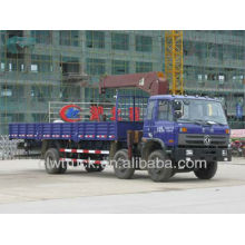 3 alxes Dongfeng Crane Truck, 8-тонный кран-манипулятор с двигателем 190 л.с.